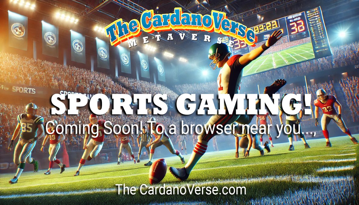 CardanoVerseApp's tweet image. "🏁 On your marks, get set, race! The CardanoVerse delivers high-speed sports action straight to your browser. ⚽ Compete, strategize, and win—new challenges and features are coming in real-time, so stay tuned! #CardanoVerse #SportsGames #PlayFree"