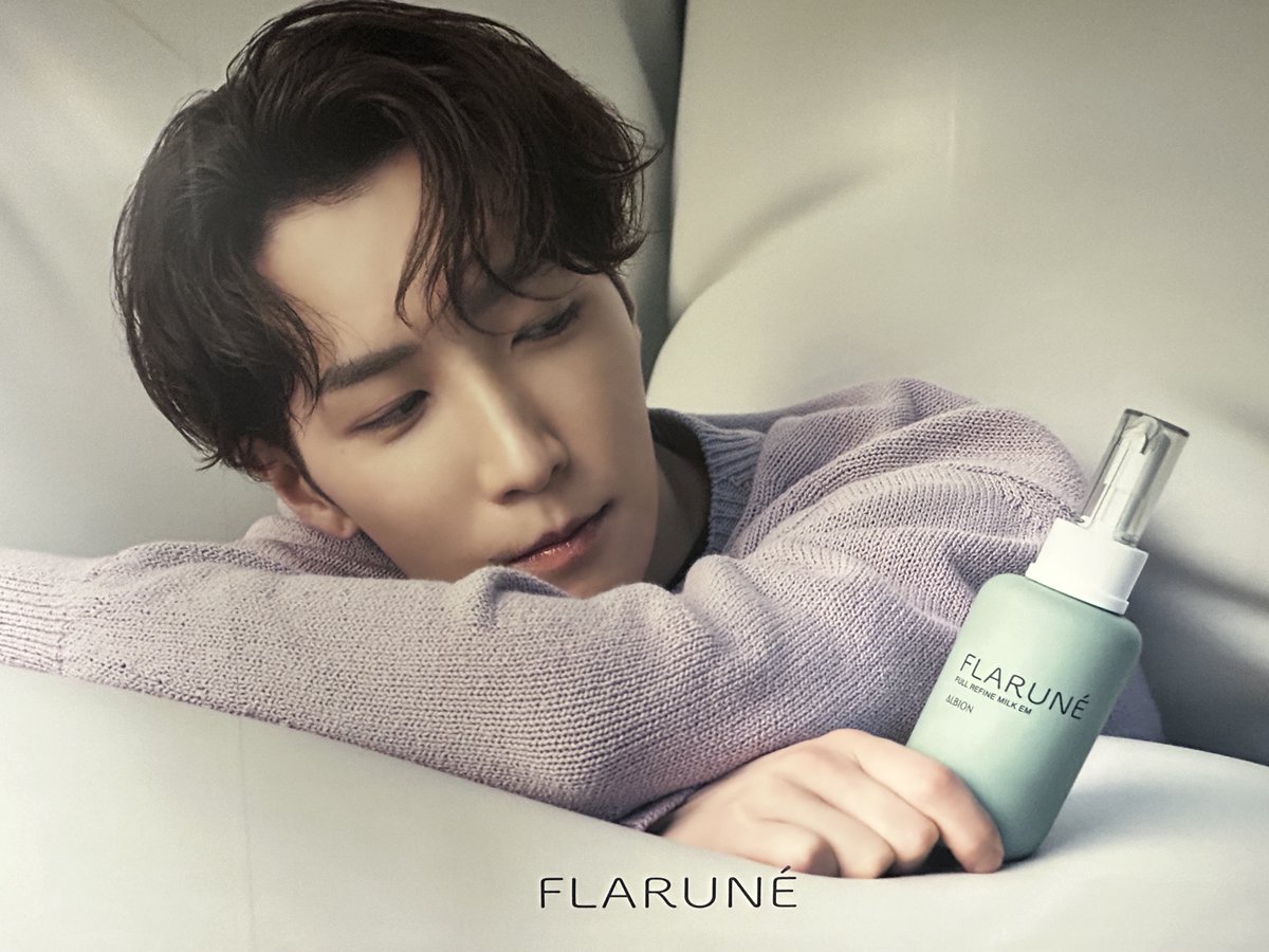 渋谷道玄坂ハッピーボードで、アルビオンのスキンケアシリーズ