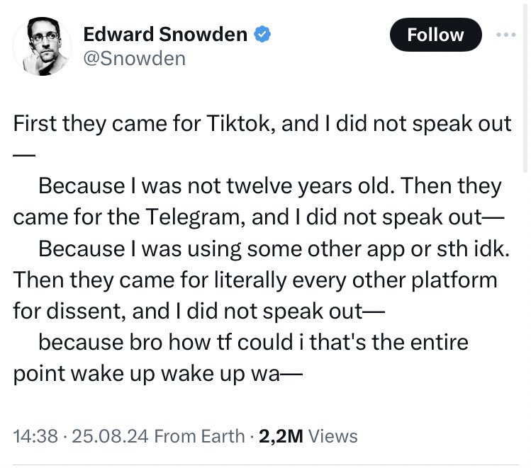 Written from Moscow, of all places, where Twitter and Instagram are officially banned, Meta is a designated “extremist organization”, Telegram was forced to “cooperate”, YouTube and WhatsApp are being slowed down and expected to be banned, all non-Kremlin voices are labeled as