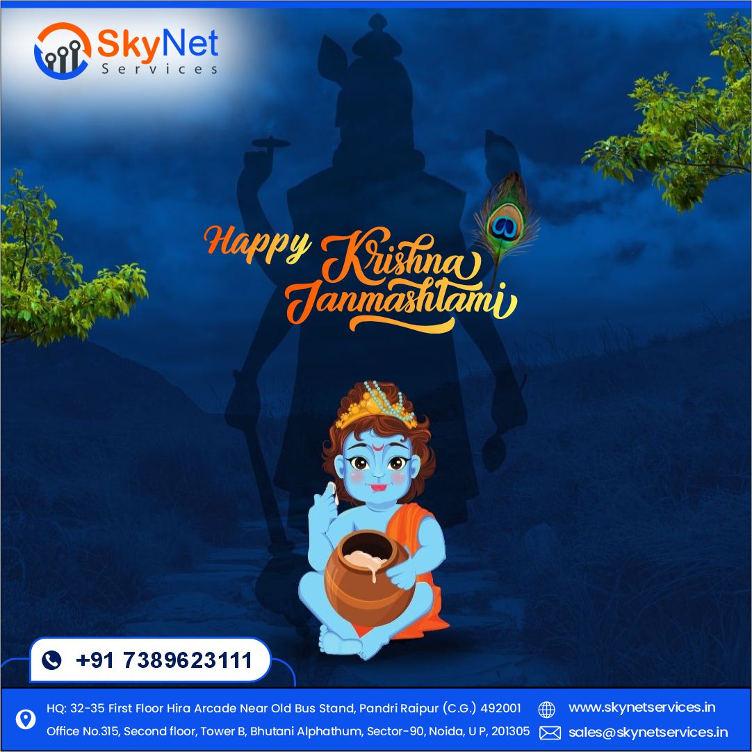 skynet_services's tweet image. Happy Janmashtami from Skynet Services! May Lord Krishna&apos;s divine wisdom bring you success, joy, and prosperity in every endeavor. 📷📷
.
.
.
.
.
#servernetwork #Server #cybersecurity #ups #digitalsignature #IoT #rfsolutions #Biometrics #FutureSecured #technology
