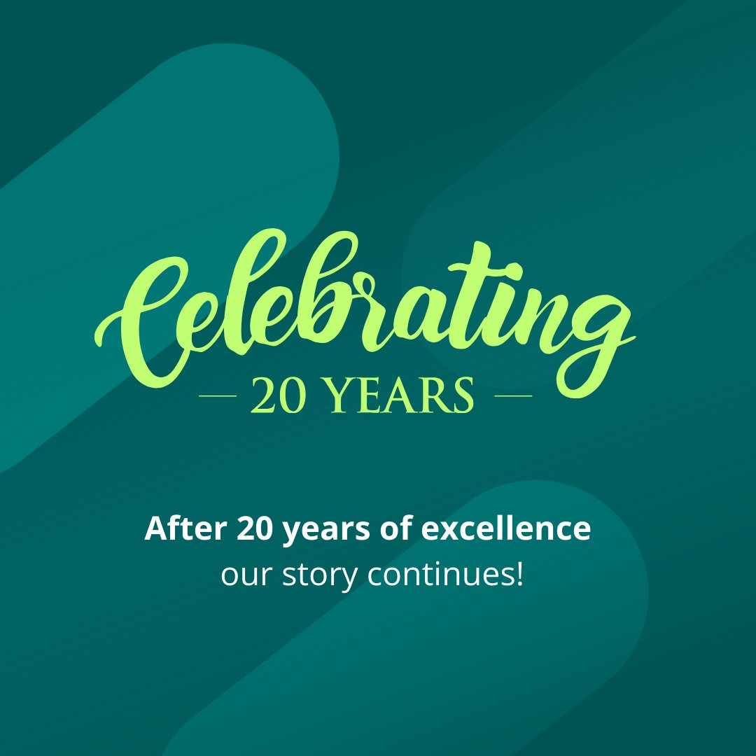 Rae_Associates's tweet photo. This year, we're proud to mark two decades since our registration. We've come a long way in that time, from our start in 2004 to becoming a trusted partner for SMEs, and our story continues. 🌟

We’re grateful for our amazing clients, partners and team. 👏 https://t.co/s0Z6pYf52E