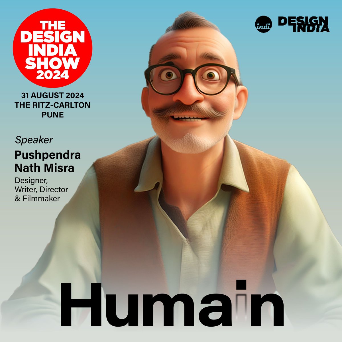Meet Pushpendra Nath Misra, the creative mind behind Ghoomketu and Taj Mahal 1989. With roots in Lucknow and a passion for storytelling, Pushpendra’s work blends cultural richness with compelling narratives.

See him in action at The DesignIndia Show 2024.