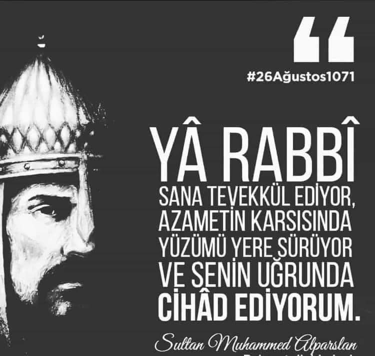 Anadolu'nun İslam'a yurt olmasının sene-i devriyesi mübarek olsun...