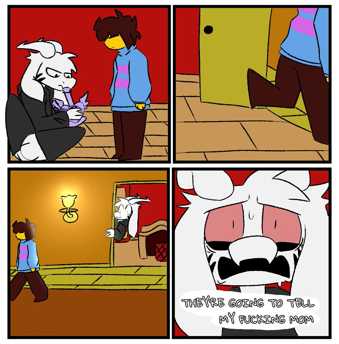 Oh no 🍃

#undertale #Frisk #AsrielDreemurr