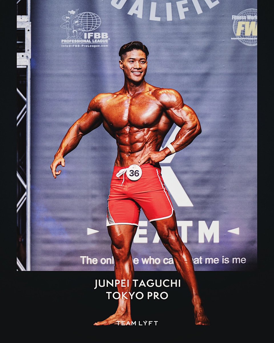 IFBB PROの田口純平選手の身体の進化がエグすぎる #ボディビル