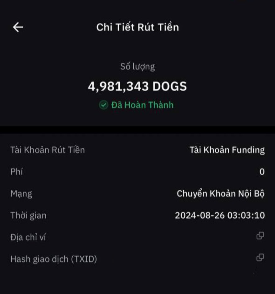 🎁 Giveaway 1,000,000 $DOGS cho phấn khởi ngày listing nhé ae!

1. Follow <a href="/TCVNcommunity/">TradeCoinVN</a> + @GEMinsights + <a href="/TradeALot_/">Trade A Lot</a> 
2. Like &amp; RT
3. Comment ví TON + Tag 2 người khác

🎁 10 Winners | 24 hours 🎁

#Giveaway #DOGS #TON #Airdrop