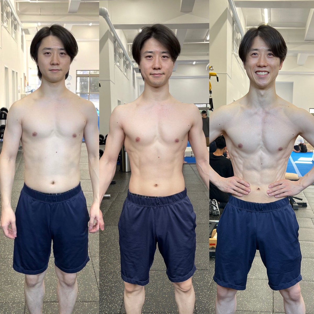 GYMFIT1067's tweet photo. GYMFIT
クライアントの身体がどんどん変わってきております🔥

ボディーメイクコンテストでは、優勝者がトータル6名に増えました🏋️

ダイエット、筋肉量UP、大会出場など様々なサポートが可能になります！

皆様のお身体のサポートさせてください💪
お問い合わせ↓
https://t.co/PpqIPL7CEy https://t.co/wzc0LZvkcC