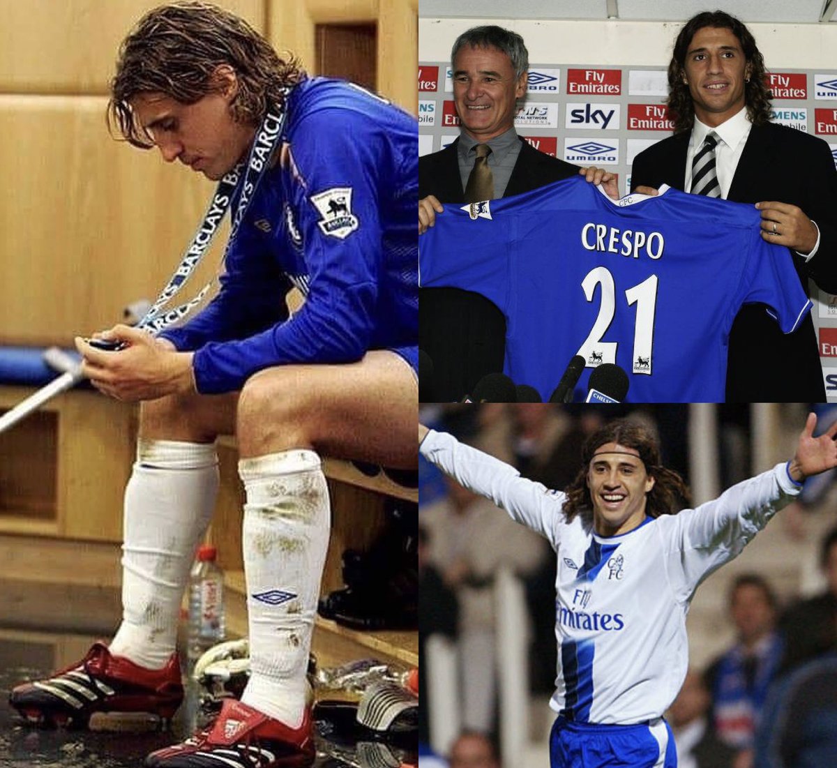 chriswrightzz's tweet image. CHELSEA REWIND: On this day in 2003, Chelsea signed Argentine striker Hernan Crespo from Inter Milan for £16.8m ✍️

“I want another life where I can spend longer at Chelsea, I absolutely loved it there”. 

🎶 “Hernan Crespo... Hello, Hello...” 🎶

👏🇦🇷