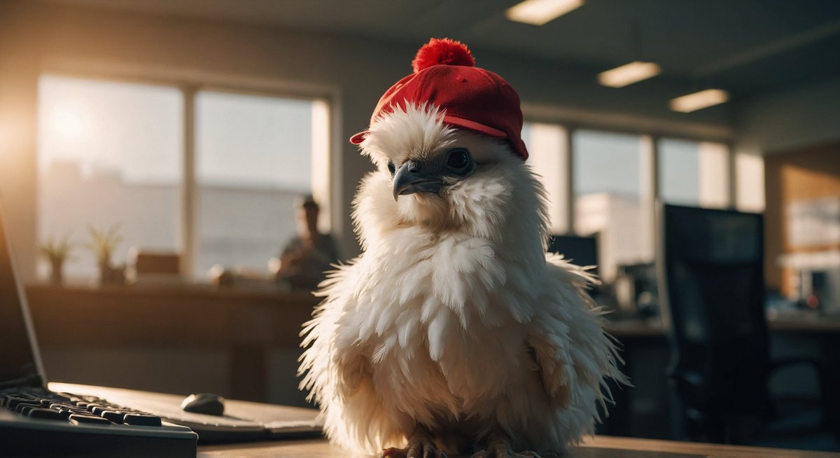 jikannians's tweet photo. GM without alpha is not a gm 

Have found the cutest ticker out there 🐔
$SILKHAT is the chicken of $SOL 

Happy new week everyone, kaw kuah!