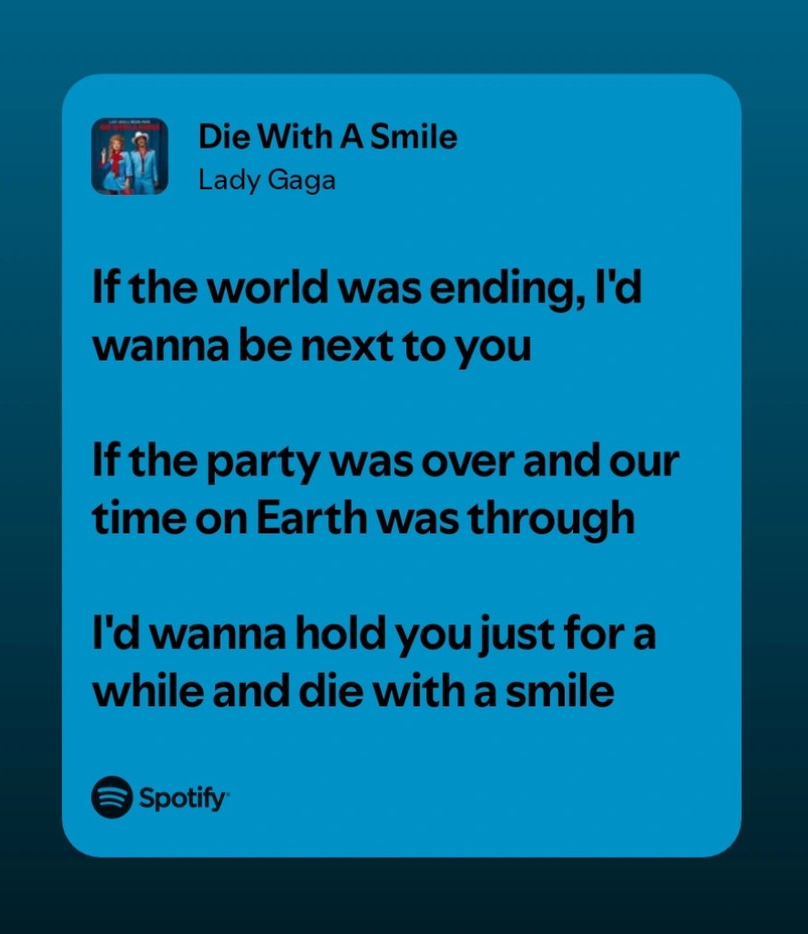 Oh nice, another song to add to my ignoct angst playlist

open.spotify.com/track/2plbrEY5…