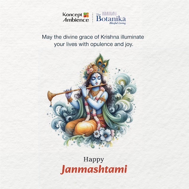 The_Botanika's tweet photo. May this #Janmashtami bring you closer to the divine and illuminate your path with wisdom and courage. #HappyJanmashtami wishes from @The_Botanika. #LuxuryLifestyle #GatedCommunity #ExclusiveLiving #krishnajanmashtami #lordkrishna https://t.co/OgErEnjdY5