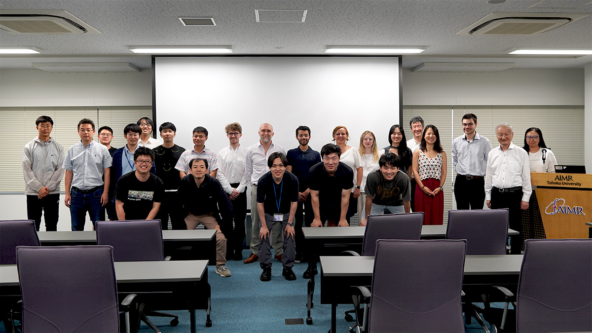 WPI-AIMR, Tohoku Univ. (@tohokuunivaimr) on Twitter photo On August 23, we held the AIMR Mini-workshop titled "Electrolysis for Sustainable Future". Prof. Titirici <a href="/titiricigroup/">Magda Titirici</a>, an overseas PI visiting AIMR, and five members of her group gave talks. Active discussions followed, particularly focusing on the field of electrocatalysis.🎙️ On August 23, we held the AIMR Mini-workshop titled "Electrolysis for Sustainable Future". Prof. Titirici <a href="/titiricigroup/">Magda Titirici</a>, an overseas PI visiting AIMR, and five members of her group gave talks. Active discussions followed, particularly focusing on the field of electrocatalysis.🎙️