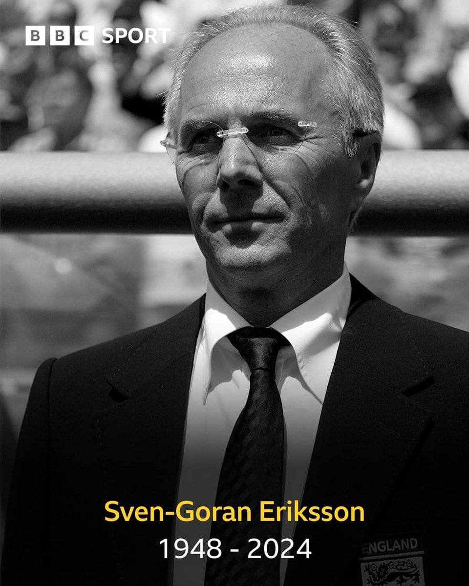 samu821's tweet photo. Fai buon viaggio Sven...#Eriksson https://t.co/fpfq9MkUew