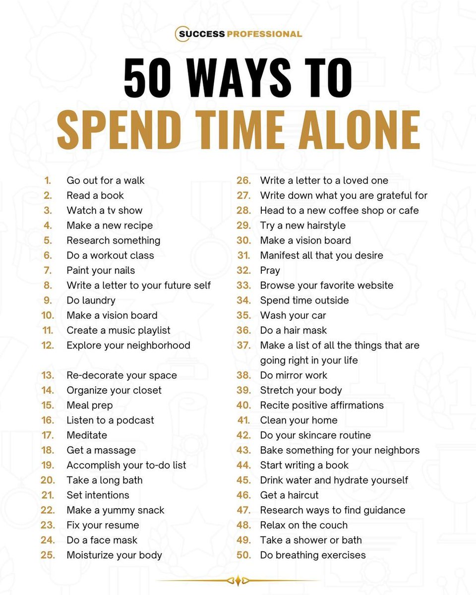 Business_Unions's tweet photo. 50 Ways to Spend Time Alone : https://t.co/p7iVp7IwR3
