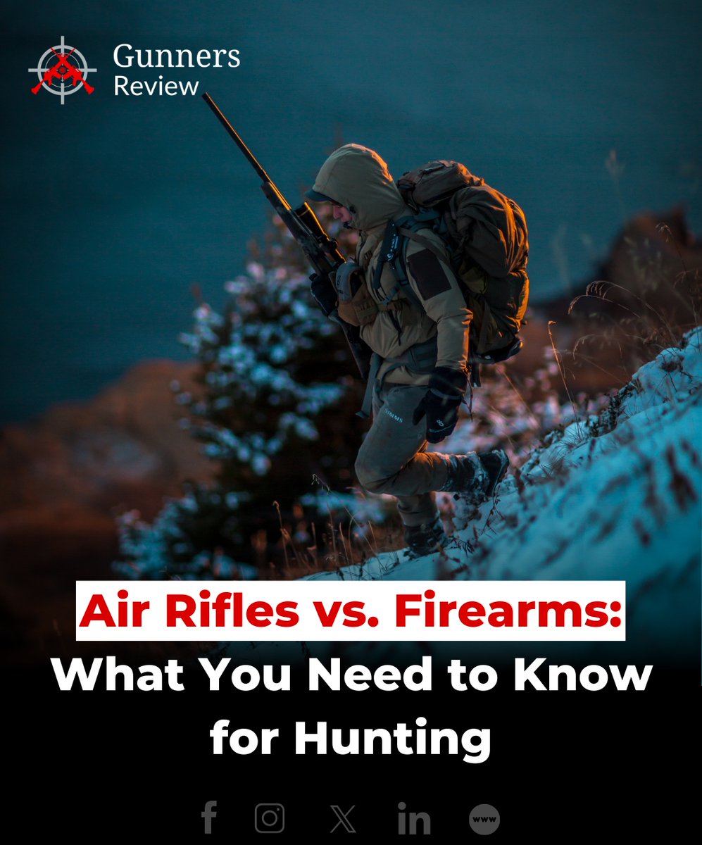 GunnersofUS's tweet photo. Explore the world of air rifles for hunting! Learn about the laws and regulations surrounding air rifles and whether they're considered firearms. Read More via https://t.co/GUcBlGvuk1 #HuntingGear #FirearmFacts #AirRifleHunting #FirearmsLaws https://t.co/I8adg4IpTV