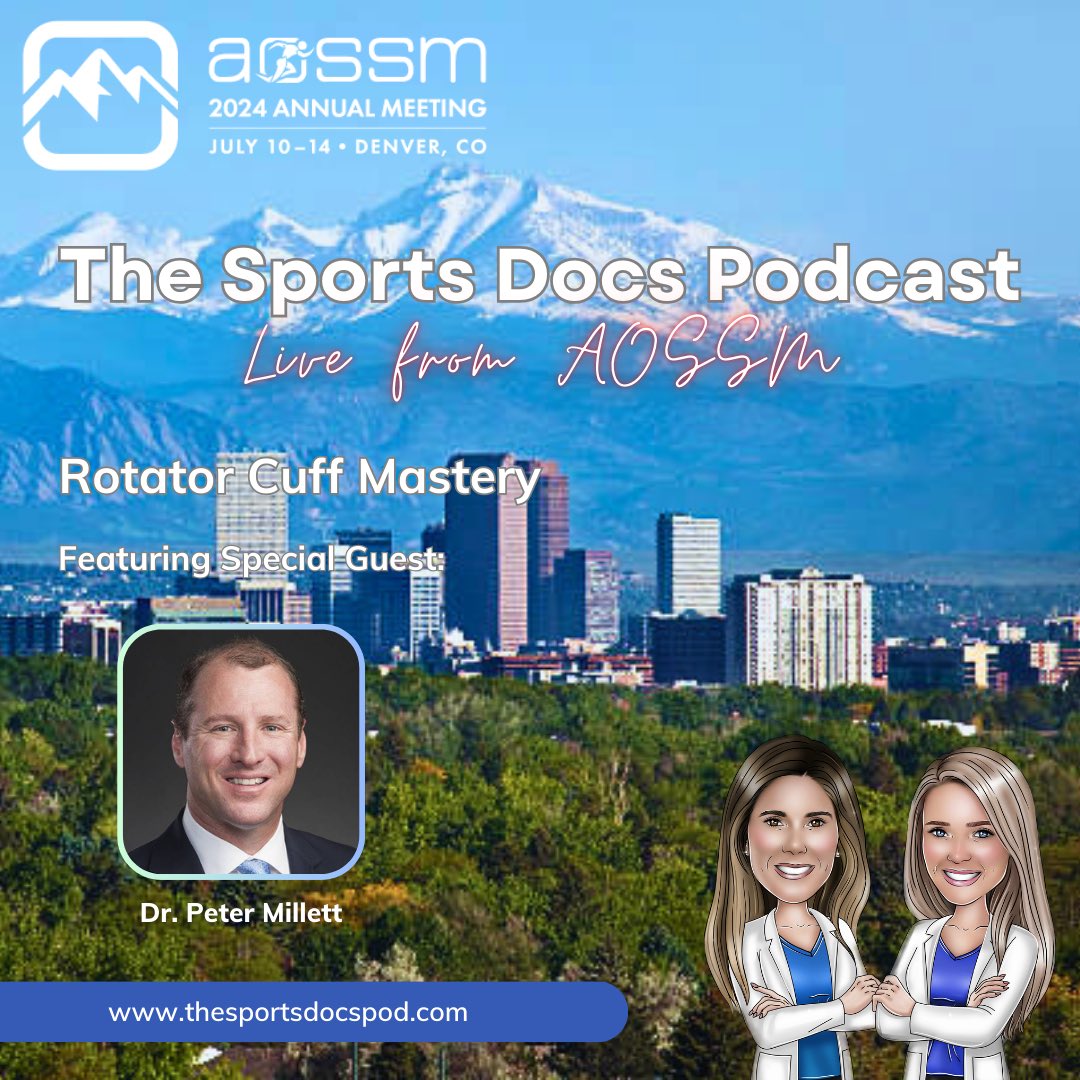 ✨NEW Episode is LIVE✨ We’re talking about rotator cuff mastery with <a href="/MillettMD/">Peter Millett, MD</a>, covering everything you ever wanted to know about rotator cuff repair, including different repair constructs as well as when and how to best augment cuff repairs! <a href="/cloganmd/">Catherine Logan, MD, MBA</a> <a href="/AshleyBassettMD/">Dr. Ashley J. Bassett</a>