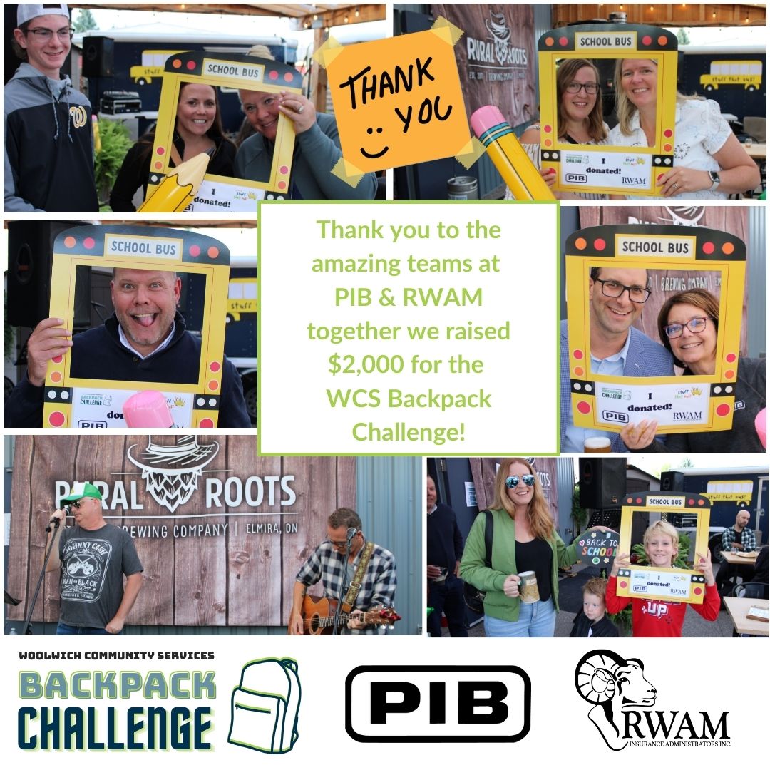 pib_inc's tweet image. Thank you to our PIB and RWAM team members coast to coast collecting supplies and raising funds with a mini Rural Roots social night to donate over $2,000 to the Woolwich Community Services Backpack Challenge. 
#backtoschool #backpackchallenge