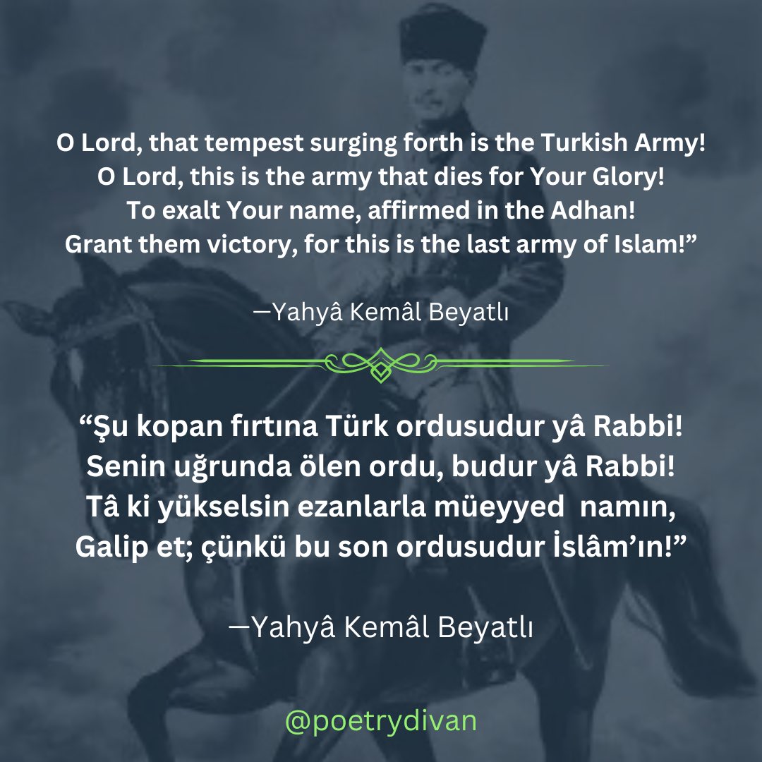kinacimurat's tweet photo. 26 Ağustos Büyük Taarruz’un yıldönümü vesilesiyle sevdiğim bir tercümemi paylaşayım. https://t.co/rjlndF0LX3
