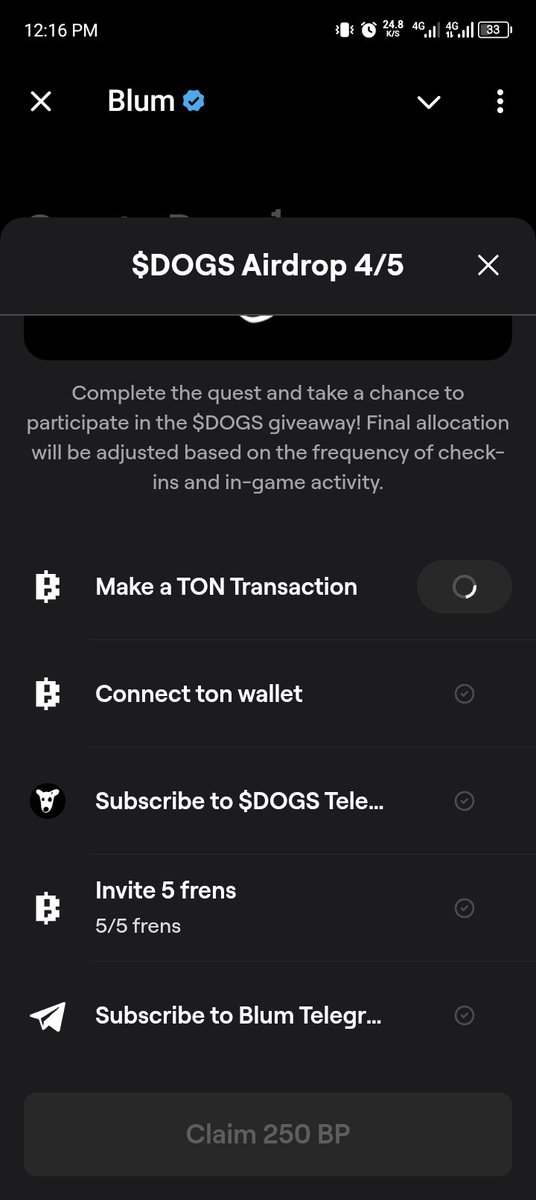 arasheed6's tweet photo. @blumcrypto Dear Team,
Kindly advice my Ton Transaction is still processing since first day of quest started.
Regards.
@blumcrypto https://t.co/WHrhCyUl21