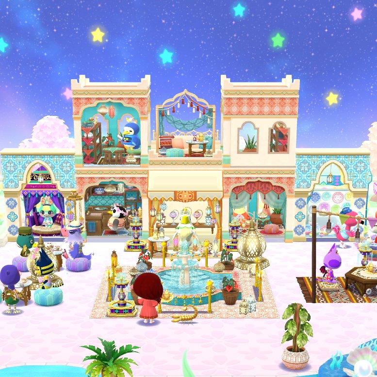 My 2017 &amp; 2024 layouts on Pocket Camp ✨️
#acpc #pocketcamp #AnimalCrossing