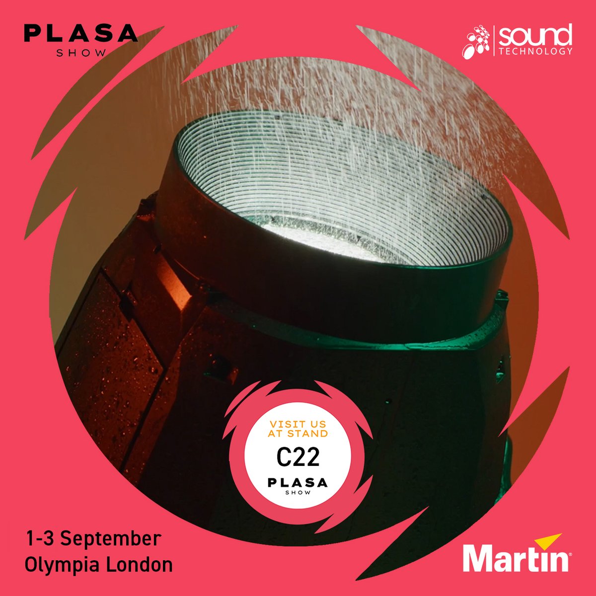 MartinLightingUK (@martinproukdist) on Twitter photo Less than a week to go until <a href="/plasashow/">PLASA Events</a>! Join the team on stand C22 and see the latest from <a href="/Martin_Global/">Martin Professional</a>, including the MAC One and the MAC Viper XIP!
Register here ๐ loom.ly/jx4YHUM Less than a week to go until <a href="/plasashow/">PLASA Events</a>! Join the team on stand C22 and see the latest from <a href="/Martin_Global/">Martin Professional</a>, including the MAC One and the MAC Viper XIP!
Register here ๐ loom.ly/jx4YHUM