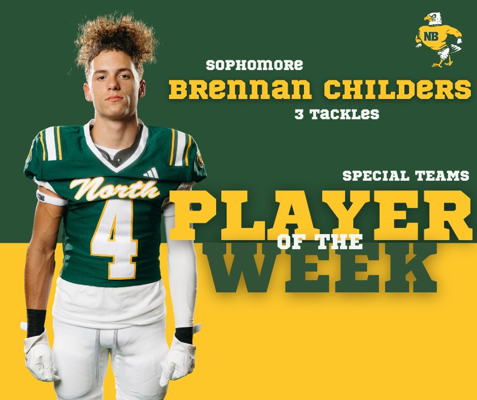 True team win on Friday night.

Here are our offensive, defensive, &amp; special teams players of the week! 

Fire &amp; Specialty Equipment Company Offensive POTW was jr Caden Dorsey.

Defensive POTW was sr Jackson Dusel.

Special Teams POTW was soph Brennan Childers.

Congrats fellas!!