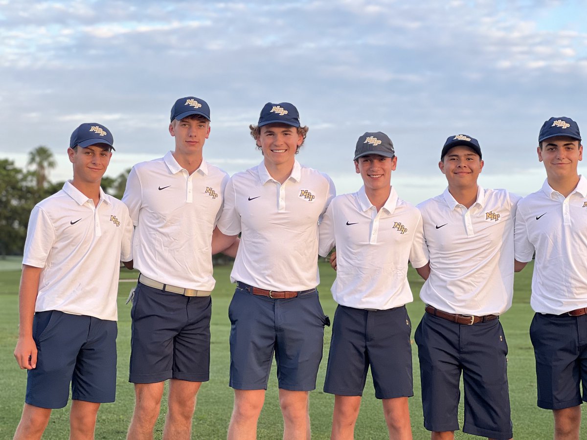 NBPSGolf's tweet image. NBP Boys Varsity set to play today in the American Heritage Invitational at Lago Mar. Good Luck Team