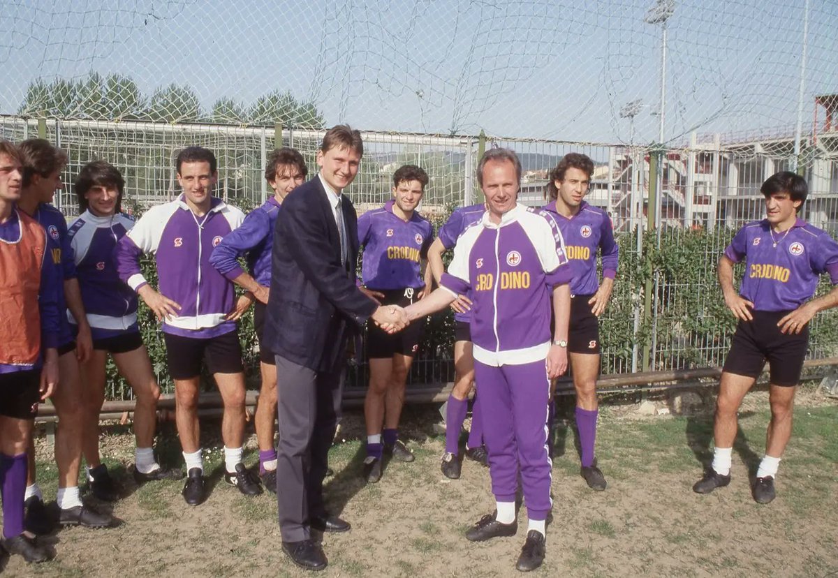 PassioneFiorent's tweet photo. Ciao Mister 💜 Allenatore della Fiorentina dall'87 all'89 🙏 https://t.co/yKfRgV7s7C