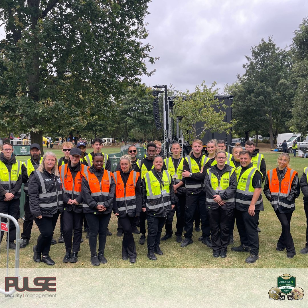 PulseSecurityM1's tweet image. Proud of Pulse Security for managing safety at the 2024 Aer Lingus College Football Classic at Aviva Stadium! 🏈 Congrats to Georgia Tech on their 24-21 win over Florida State! 🎉 Thanks to our team for ensuring a secure, memorable event from pep rallies to game day! 
🌟