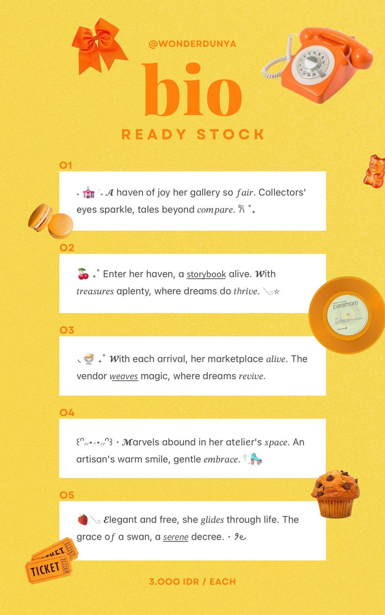 wonderdunya's tweet photo. help retweet please,  would mean a lot ❤︎ 

𝒓𝒆-𝒖𝒑𝒅𝒂𝒕𝒆!

aku lupa banget nge-up ini lagi. tapi bagi yang masih berminat, ini ya, list yang tertinggal!

O4; O6; O7; O8; O9; 1O 🍊

t wording bio ready stock rs #zonauang https://t.co/GN62sJUjdT