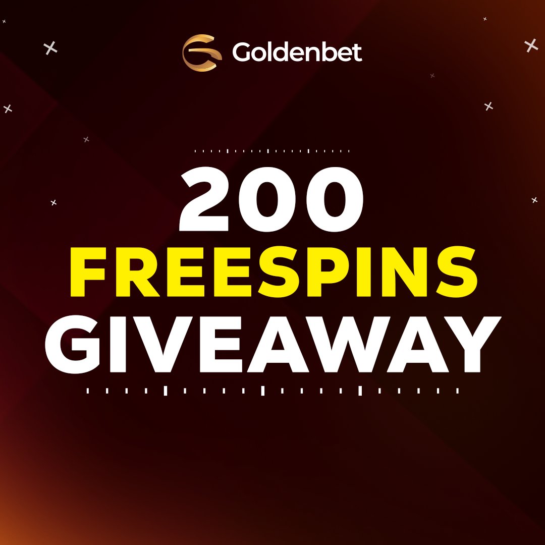 Goldenbetcom's tweet photo. Get 20 FreeSpins 😎 

To participate: 😊

- Write Goldenbet Username
- Follow  @Goldenbetcom
- Retweet and like this post
- Tag Your Friend in the Comment

🧐10 Users will be randomly selected 🧐

 #casinogiveaway #freespins #Goldenebet