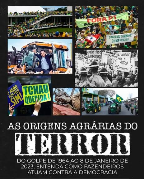 Agro é terrorismo 
Agro é queimadas
Agro é  FOGO.