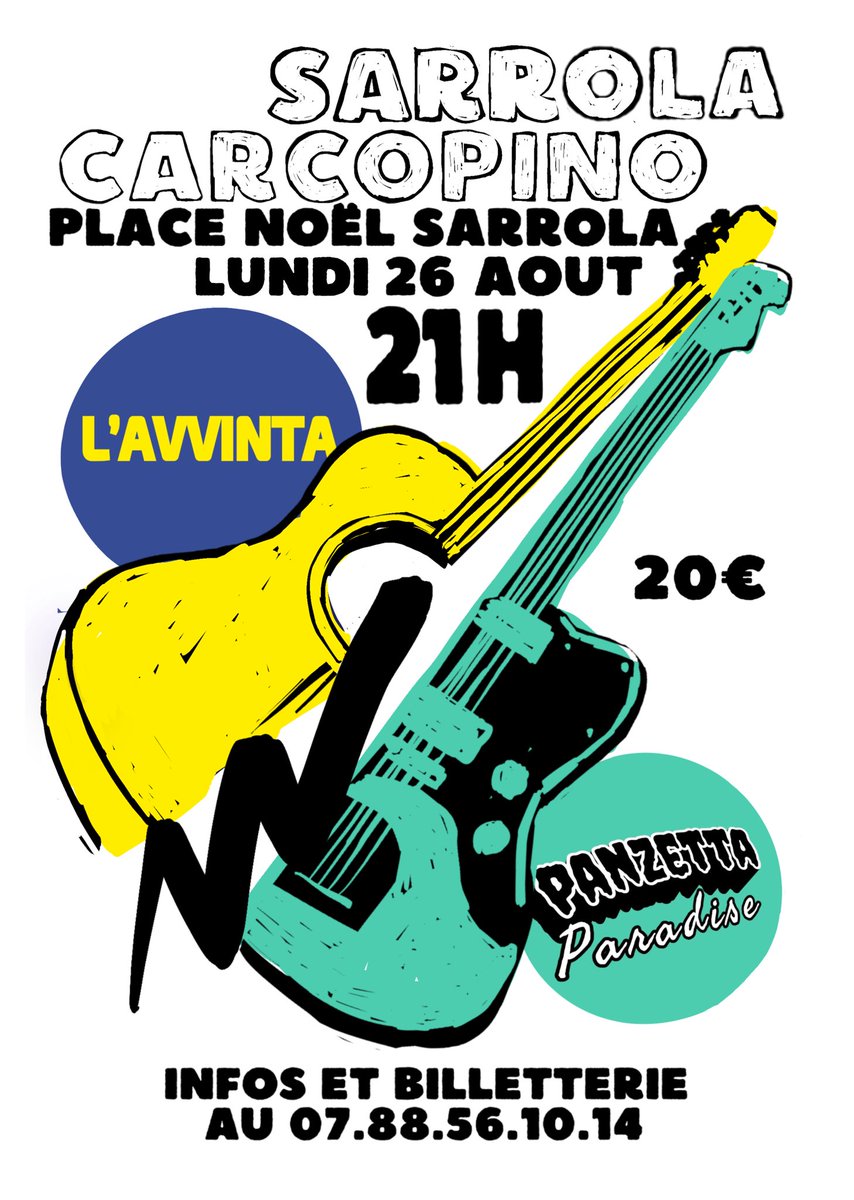 ro_cesari's tweet photo. J’ai fait une affiche simple et efficace pour le concert de ce soir ! Toujours un plaisir de bosser avec ces deux groupes 💯 ⚠️mon portfolio d’affiches https://t.co/iVQRAiFNrT https://t.co/sk5rpIW9xW