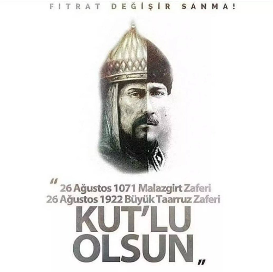 Ecdâdımızın heybeti ma'rûf-u cihândır.

Fıtrat değişir sanma bu kan yine o kandır! 

#MalazgirtZaferi #BüyükTaarruz
