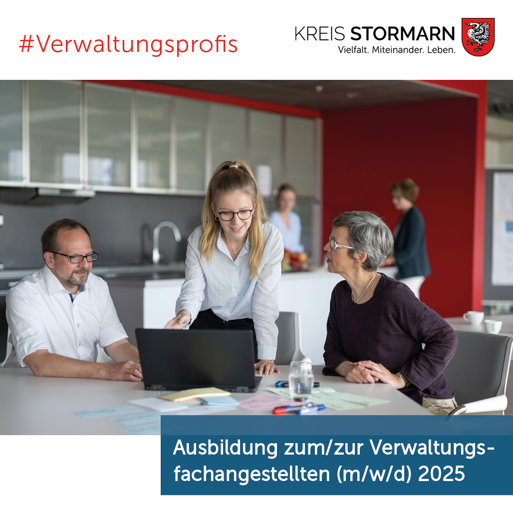 Bock auf einen sicheren und sinnstiftenden Job? Starte bei uns deine Ausbildung zur/zum Verwaltungsfachangestellten (m/w/d): kreis-stormarn.de/aktuelles/stel…