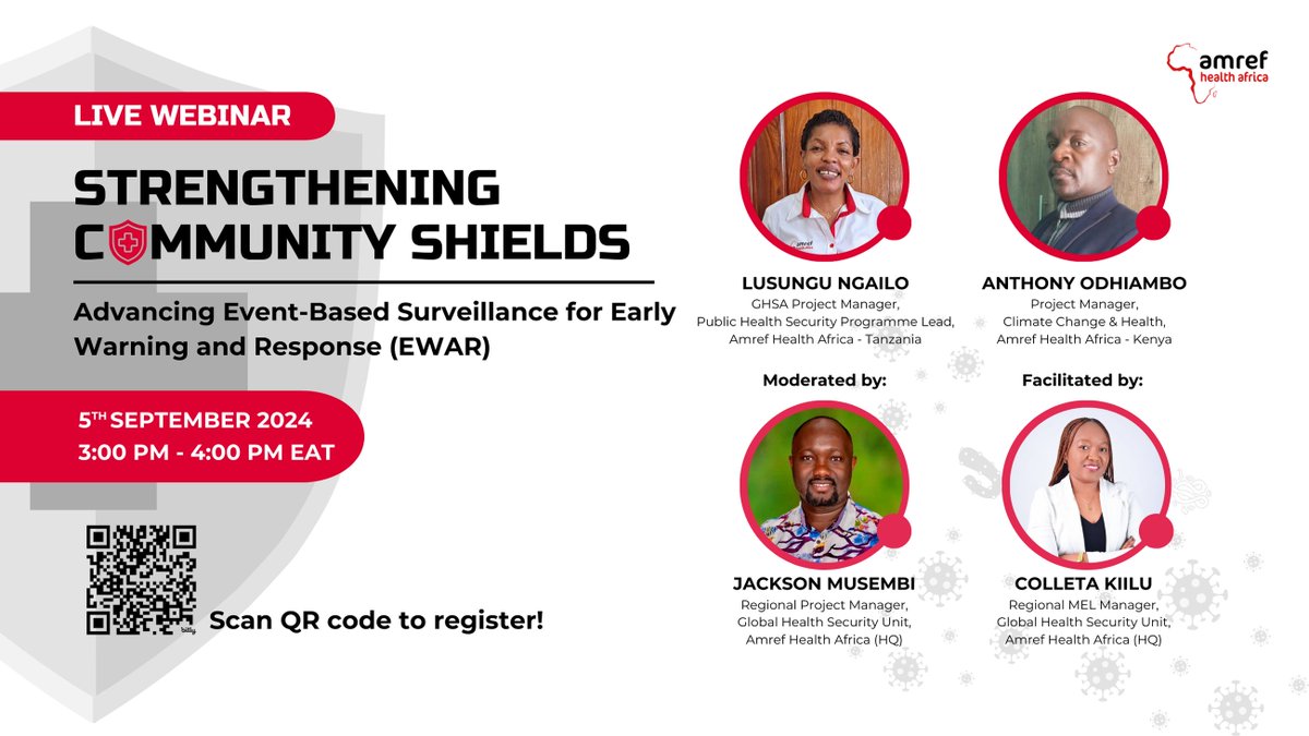 𝐖𝐡𝐲 𝐃𝐨 𝐄𝐚𝐫𝐥𝐲 𝐖𝐚𝐫𝐧𝐢𝐧𝐠 𝐒𝐲𝐬𝐭𝐞𝐦𝐬 𝐌𝐚𝐭𝐭𝐞𝐫?

Effective surveillance is crucial for detecting health threats early. We can empower communities to take charge of their health with trained community health workers and innovative technology.

Join our upcoming