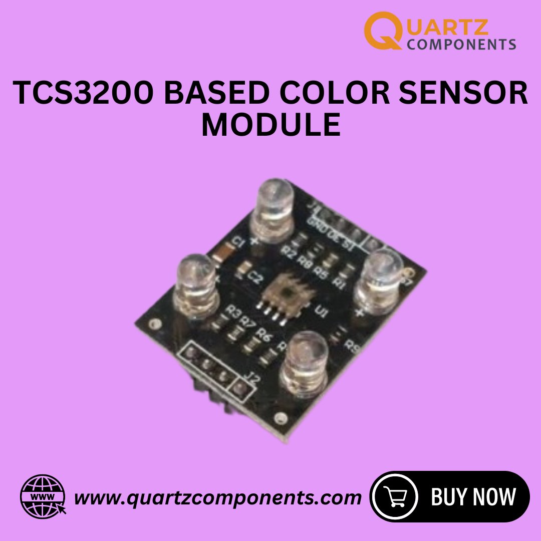 quartzcomponent's tweet image. Detect colors with precision using the TCS3200 Color Sensor Module! Perfect for Arduino projects, this module converts light intensity to frequency, enabling accurate color recognition
Product Link-
quartzcomponents.com/collections/po…
#TCS3200 #ColorSensor #Arduino #DIYProjects #Robotics