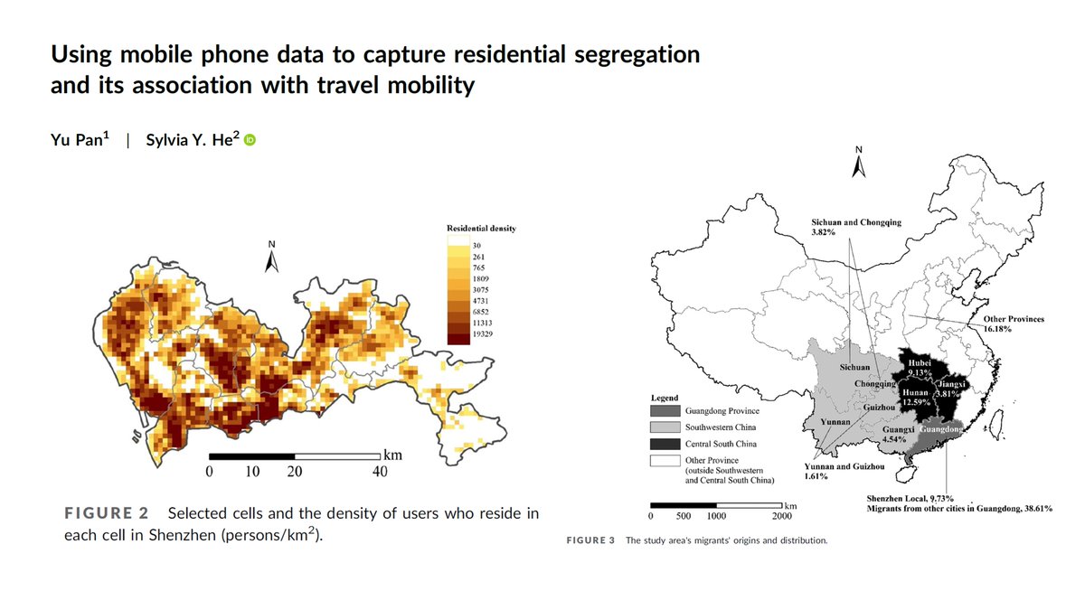 transgeo's tweet photo. Our research team's latest article: "Using mobile phone data to capture residential segregation and its association with travel mobility" has been published in Population, Space and Place.

Here are some highlights of this paper:

·       Used mobile phone big data to identify residential segregation, marking a significant innovation in studying urban studies and urban geography.

·       Leveraged mobile phone data to study travel mobility, building on prior research from "An investigation into the impact of the built environment on the travel mobility gap using mobile phone data" (Journal of Transport Geography).

·       Analyzed segregation based on income level and migrant status, and its effects on travel frequency, activity space, and travel distance.

·       Discovered that residential segregation is especially adverse for the travel mobility of disadvantaged groups (low- and middle-income groups and certain migrants) and those living in the suburbs.

·       Suggests policies to improve mobility by addressing segregation, especially for disadvantaged groups in suburban areas.

This article can be freely accessed/downloaded via the link below:

https://t.co/r3CqCHrlZf