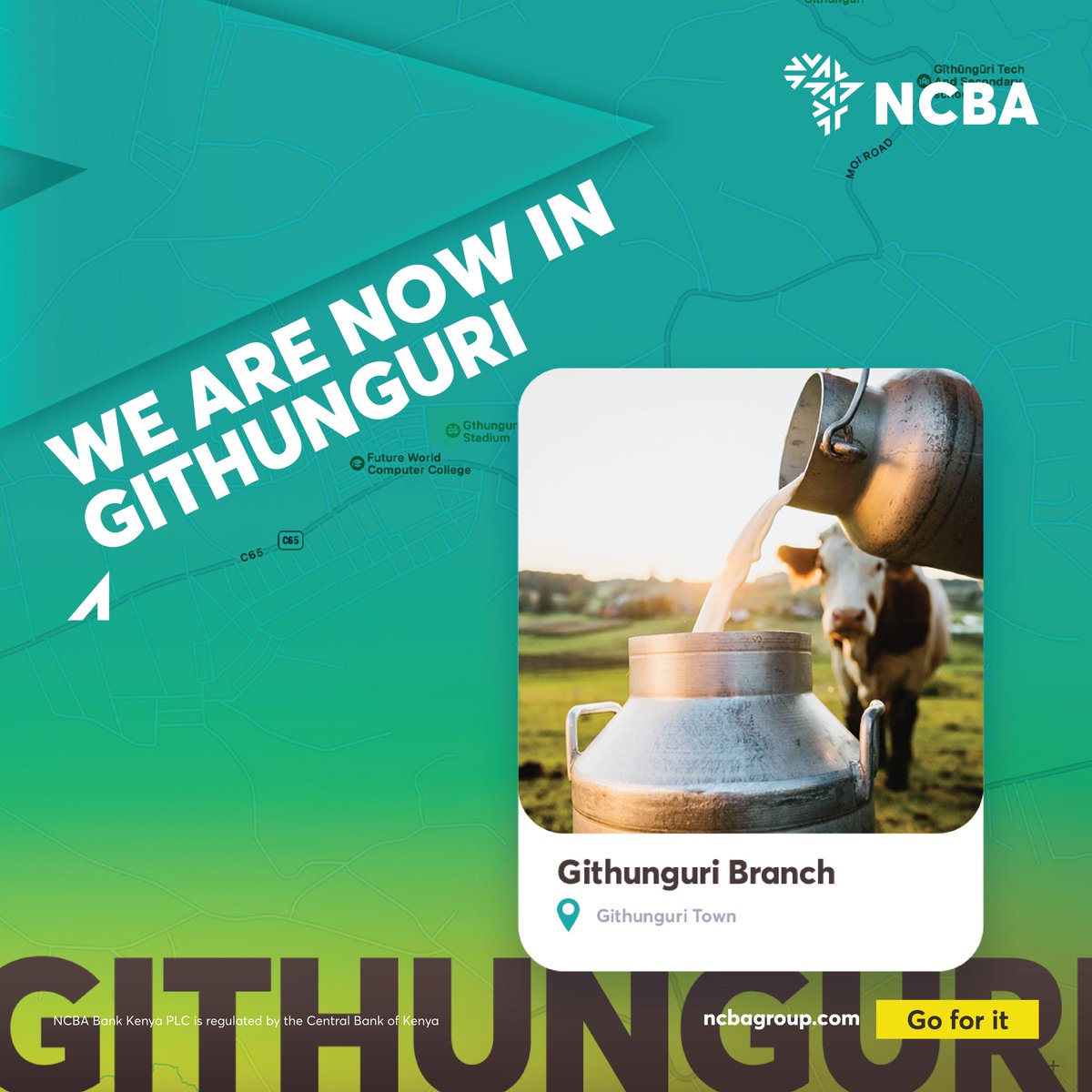 Mdundomusic's tweet photo. Did you know that NCBA’s new branches come with zero monthly fees? How will you take advantage of this in Limuru? #NCBATwendeMbele https://t.co/Jya0sgJ4OX