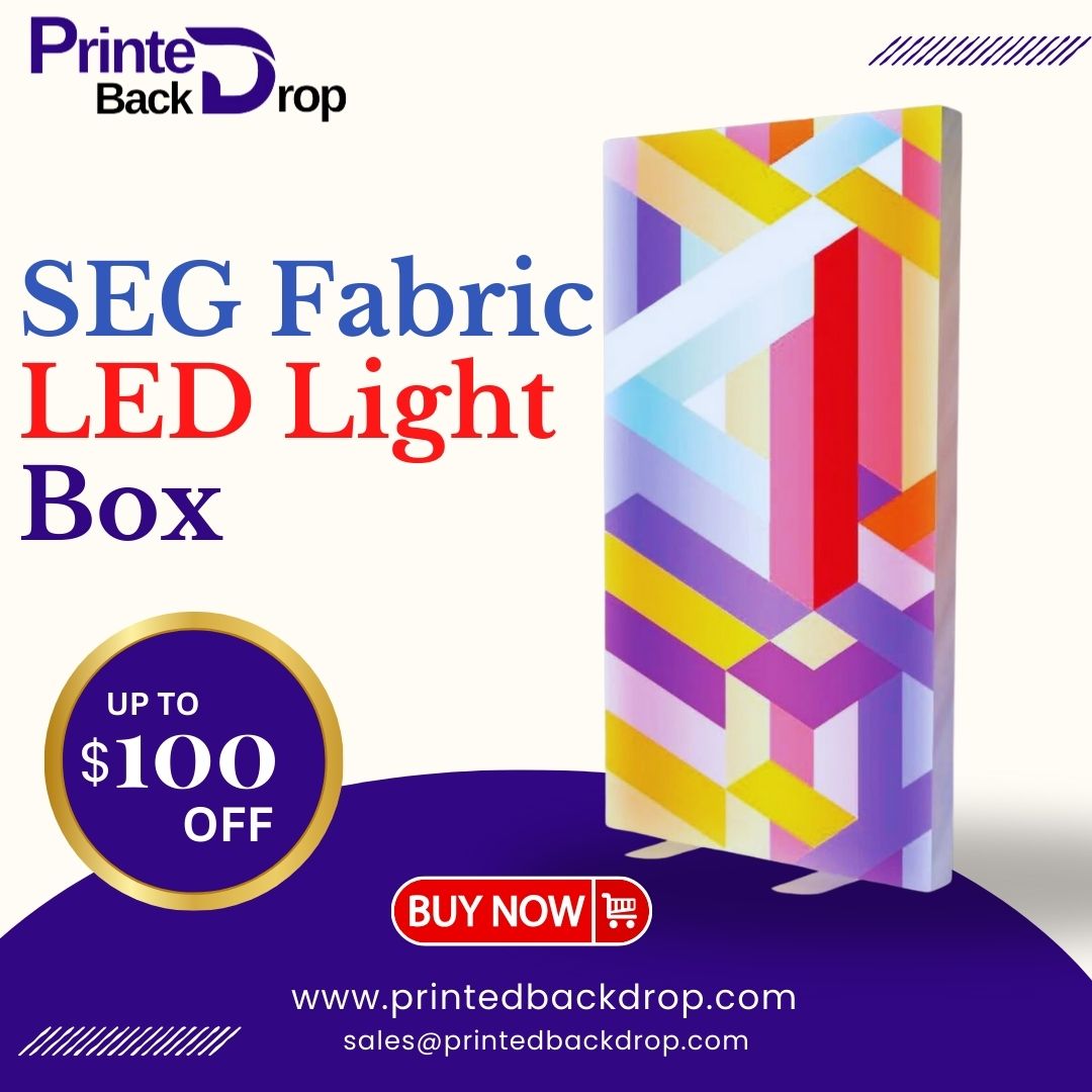 PrintedBackdrop's tweet image. Shine bright with our SEG Fabric LED Light Box! Elevate your event backdrop with vibrant, illuminated displays

#SEGFabric #LEDLightBox #Branding #EventDisplay #ExhibitionDesign #TradeShowBooth #StallDesigns #VisualImpact