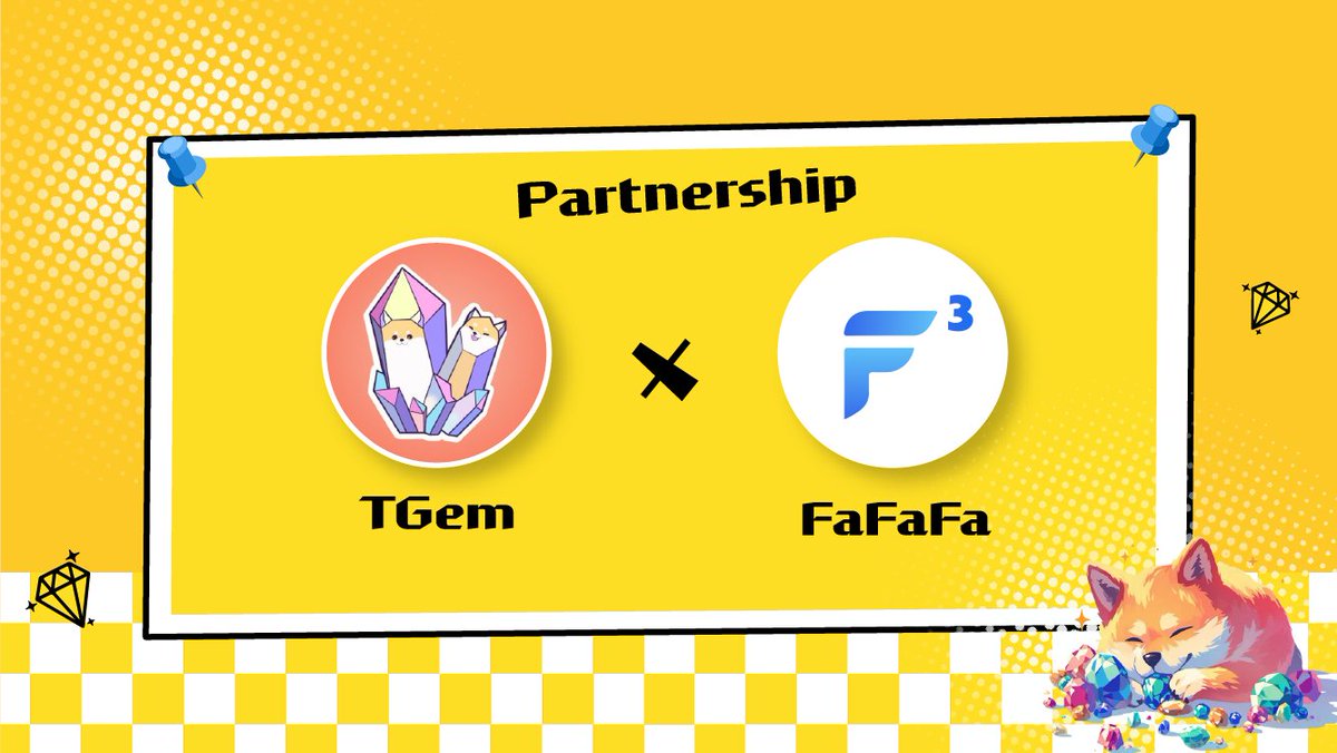 TGem_bot's tweet photo. 🎉 #TGem X @fafafa_io Partnership Giveaway 🎉
🌟To celebrate this partnership, FaFaFa will give away WL to 10 winners selected from the comments.
1️⃣ Follow @fafafa_io and @TGem_bot
2️⃣ RT, like, and leave your TON address
3️⃣ Join https://t.co/e4NB2SSwlu & https://t.co/Ky5QXYxnuK
💎 About FaFaFa:
@fafafa_io is a Telegram-based savings account platform on the TON ecosystem, offering a 25% annual return and backed by high-security, world-leading institutional custody.