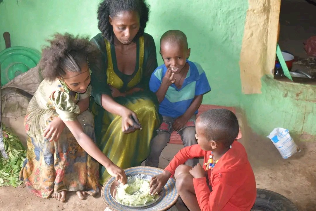 ReliefTigray's tweet photo. We're promoting micro gardening in R. Azebo &amp; T. Adiyabo to help families to feed children 🍅🥬🥕.
With support from @WFP, we're providing seeds, &amp; training. 
Lemlem in Tsigia Tabia shares: "This is making a huge difference in our children's lives." 💪
#nutritionforfitness  #WFP https://t.co/tdVc7I0yzZ