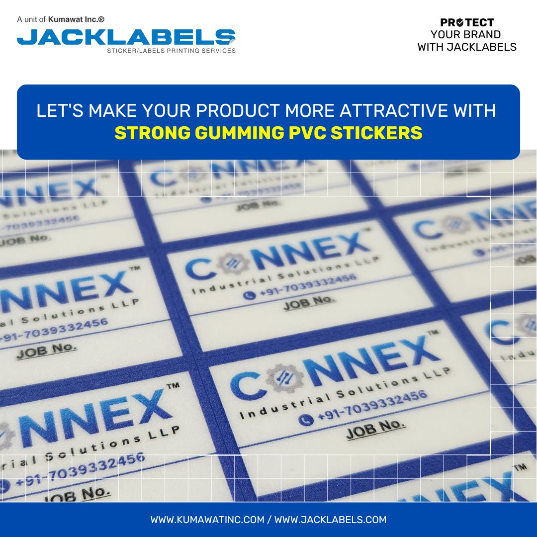 jacklabelsindia's tweet image. Want your products to shine? Our strong gumming PVC stickers are durable, weatherproof, and customizable. Elevate your brand today! #PVCStickers #Branding #CustomLabels