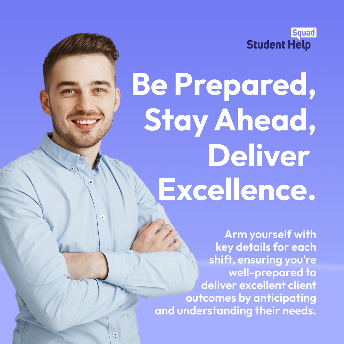 StudentHelpSq's tweet photo. Gather crucial details for each shift to ensure you're prepared and ready to achieve positive client outcomes by understanding and anticipating their needs. Tackle each assignment with confidence and clarity, fully aware of what to expect.
#ShiftReadiness #studenthelpsquad https://t.co/bHep6WQwak