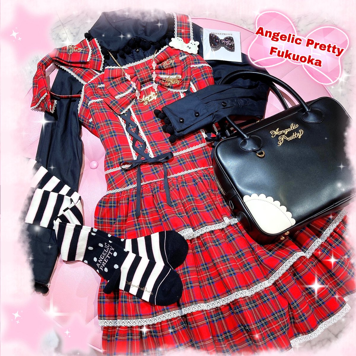 angelic prettyスクールテイストFancyタータンチェック angelic pretty