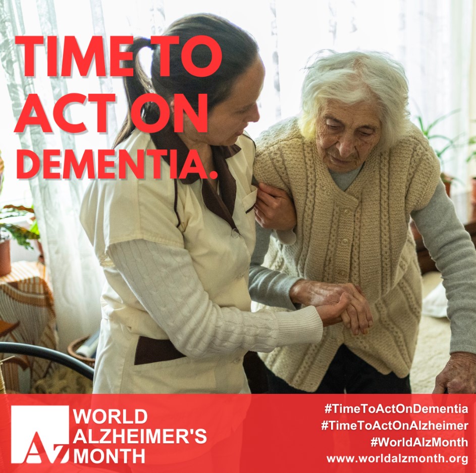 World Alzheimer's Month is the international campaign from Alzheimer's Disease International that takes place every September.

Time To Act On Dementia

Website - alzint.org/get-involved/w…

2024 Theme - alzint.org/get-involved/w…