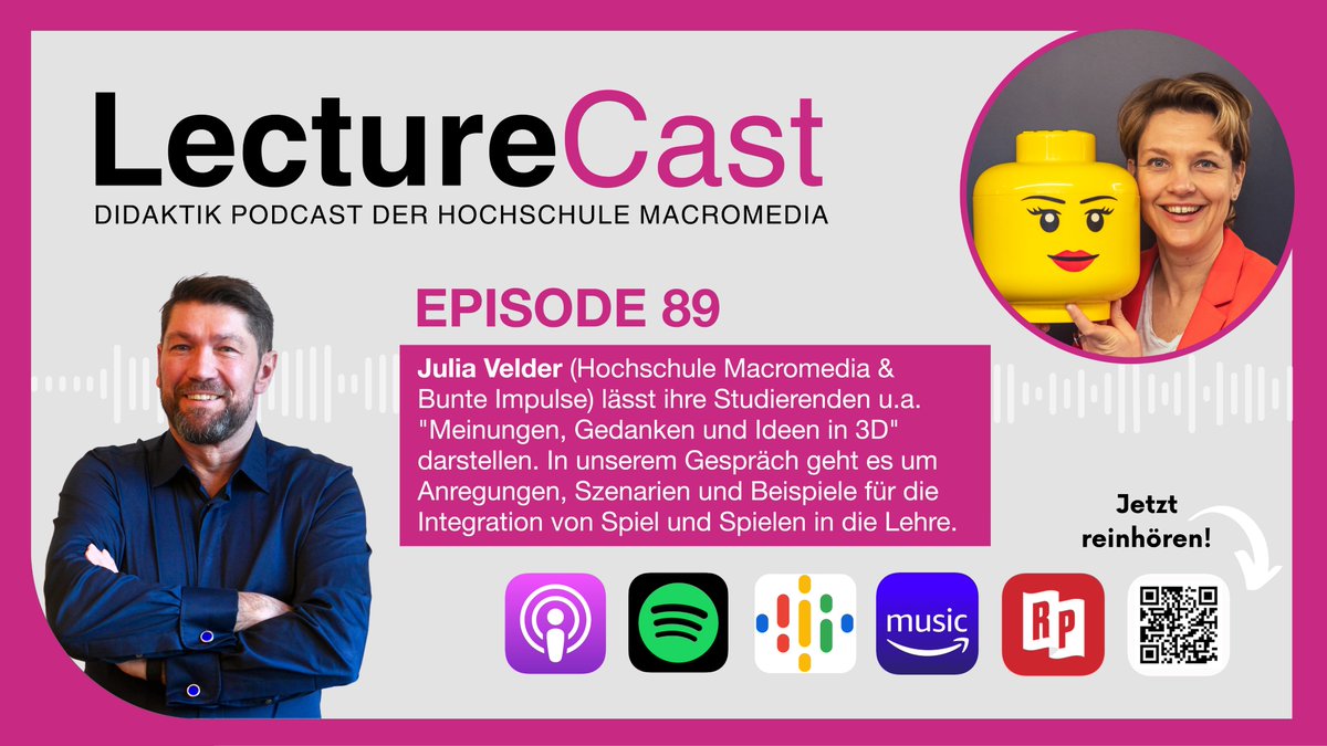 Hebbel-Seeger (@ahs_hh) on Twitter photo #LectureCast, Episode 89: Julia Velder, (Bunte Impulse) sowie <a href="/hs_macromedia/">Hochschule Macromedia</a> Lehrbeauftragte am Campus in Köln, teilt unterrichtsmethodische Beispiele und Erfahrungen zur Beförderung intrinsischer Motivation UND des Lernerfolgs: podcasters.spotify.com/pod/show/macro… #LectureCast, Episode 89: Julia Velder, (Bunte Impulse) sowie <a href="/hs_macromedia/">Hochschule Macromedia</a> Lehrbeauftragte am Campus in Köln, teilt unterrichtsmethodische Beispiele und Erfahrungen zur Beförderung intrinsischer Motivation UND des Lernerfolgs: podcasters.spotify.com/pod/show/macro…