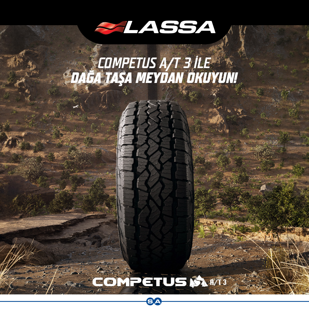 lassaturkey's tweet photo. Yol/yol dışı kullanımı ile Pick-Up ve 4x4 araçlar için geliştirilen #Competus A/T 3, agresif desen yapısı ile her türlü yol koşulunda güvenle yol almanızı sağlar! https://t.co/wuzO51tFkq #Lassa #SağlamsaLassa https://t.co/iutIx6ligV