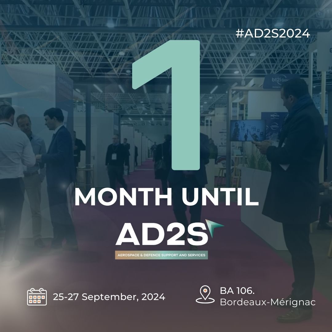 AD2S_2024's tweet photo. Only 1 MONTH before #AD2S2024✈  This year, AD2S guarantees you the best by opening its doors on Wednesday, September 25th. Want to plan your time during #AD2S2024? Check our program 👉https://t.co/te9sKPYGJH and register now: https://t.co/zdNsbZVGyF https://t.co/ljmr7YEWgj