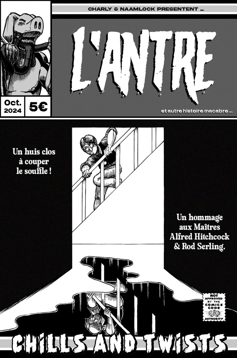 Innercut's tweet image. Couverture de ma prochaine BD de 28 pages avec 2 histoires complètes sous le scénario de Näamlock Zar !
#naamlock #charly #bandedessinee #comics